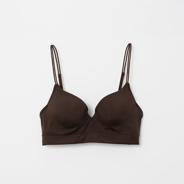 miscuu Urban Smooth Braブラショーツセット2点 Pure Bra】前ホック響きにくいモールドカップ ブラジャー＆ショーツ