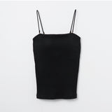 Cotton Rib Bare Top