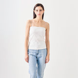 Cotton Rib Bare Top